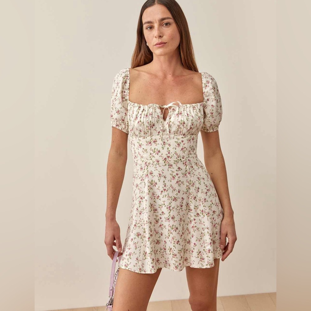 REFORMATION ‘Corbin’ Floral Mini Dress